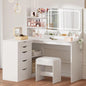 Vanity Desk with Mirror
