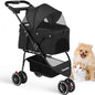 Pet Stroller, Foldable with Breathable Mesh Canopy