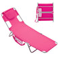 5-Position Adjustable Recline Beach Lounge Chair