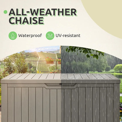 Deck Box, Waterproof Outdoor Storage