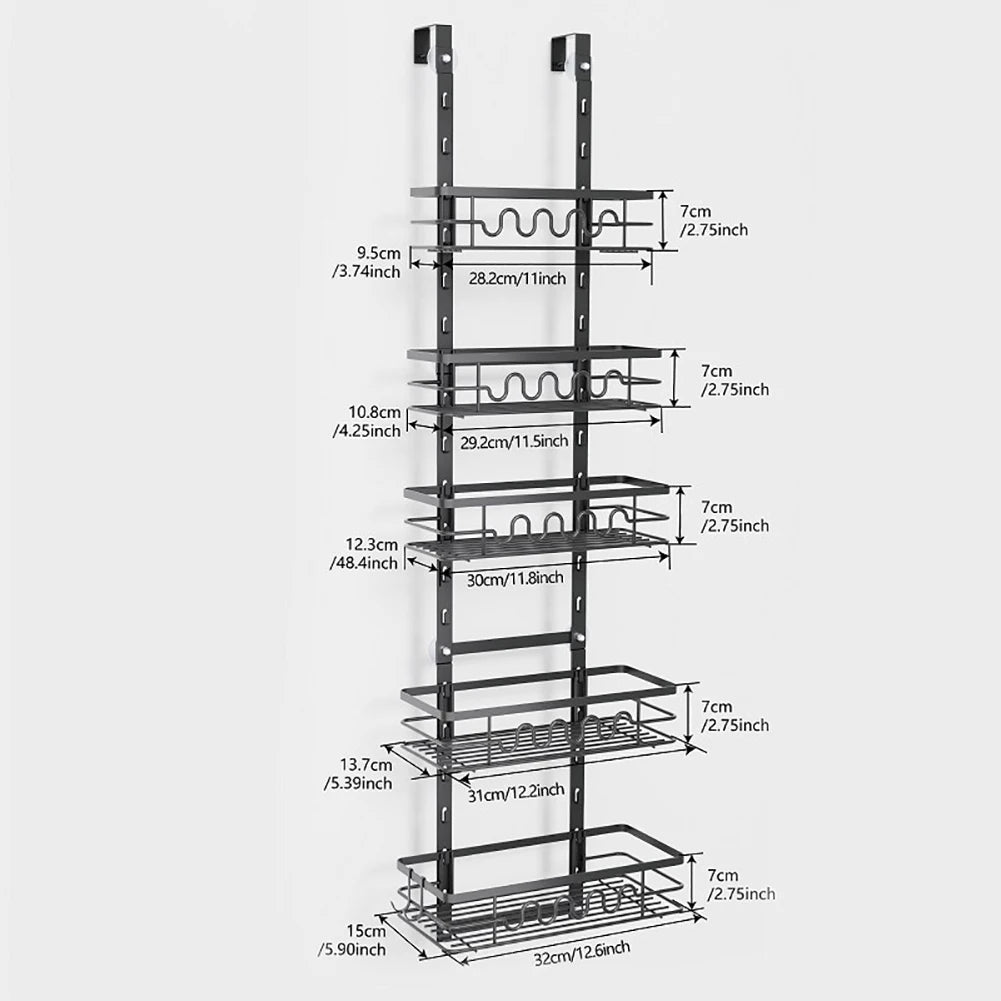 Over the Door Pantry Organizer Multi-Layer Storage
