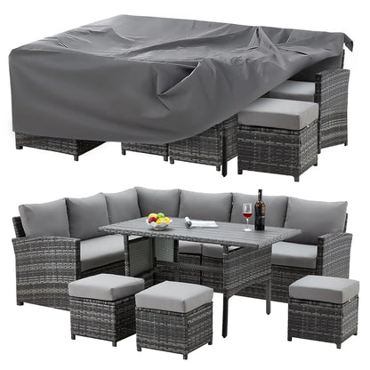 Outdoor Sofa Set, All Weather Wicker