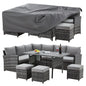 Outdoor Sofa Set, All Weather Wicker