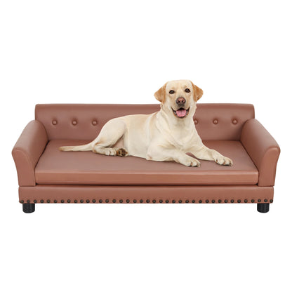 Pet Sofa Bed: Waterproof with Removable Cushion