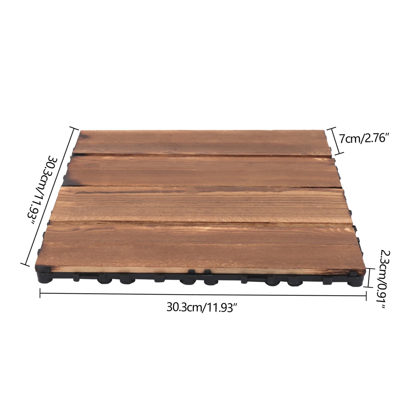Hardwood Interlocking  Tiles