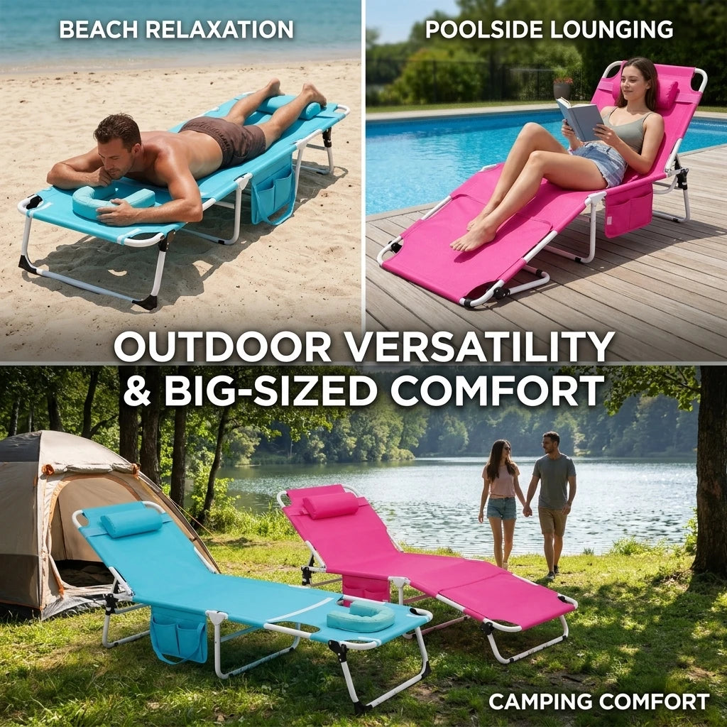 Folding Outdoor Lounge Cot