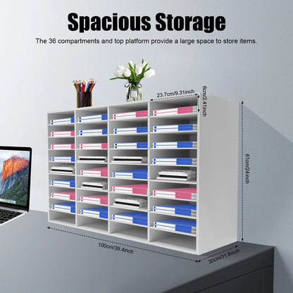 Wooden Literature Organizer