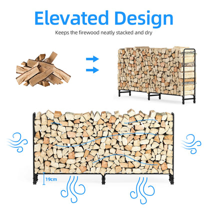 Heavy Duty Firewood Log Rack