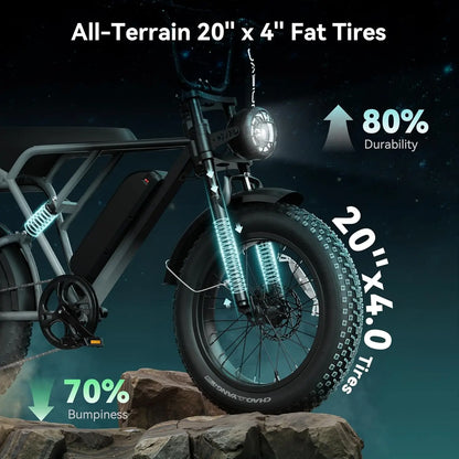 Electric Bike for Adults, Removable Battery