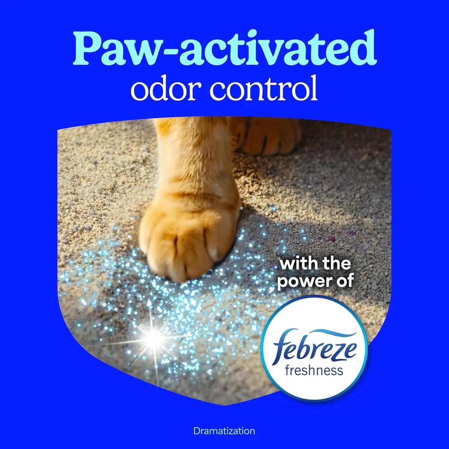 Clumping Cat Litter , Long-Lasting Odor Control with Activated Charcoal
