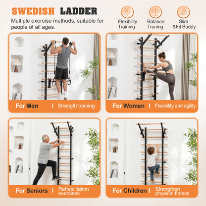 Home Gym Stall Bars Swedish Ladder