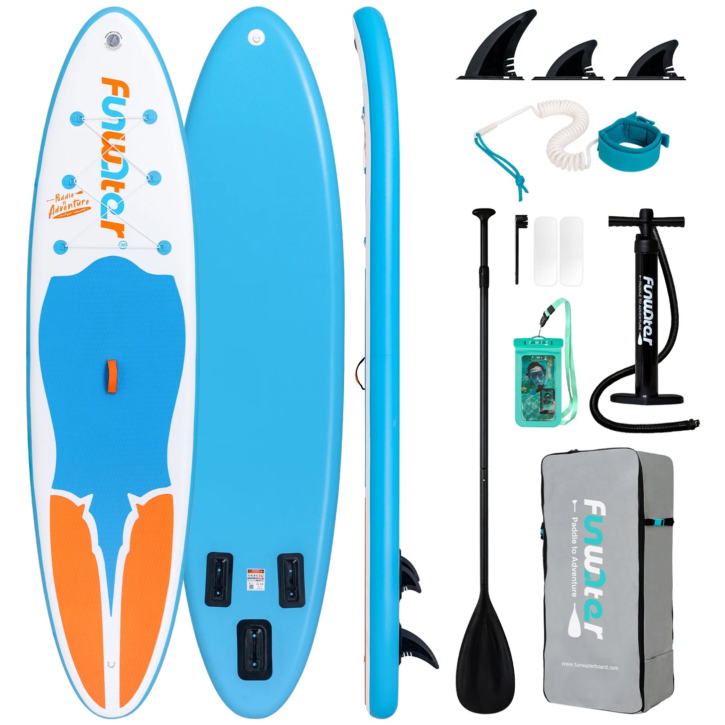 Inflatable Paddle Board Ultra-Light, SUP Accessories 320-350cm
