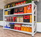 Heavy Duty Garage Shelving Units, Black Metal