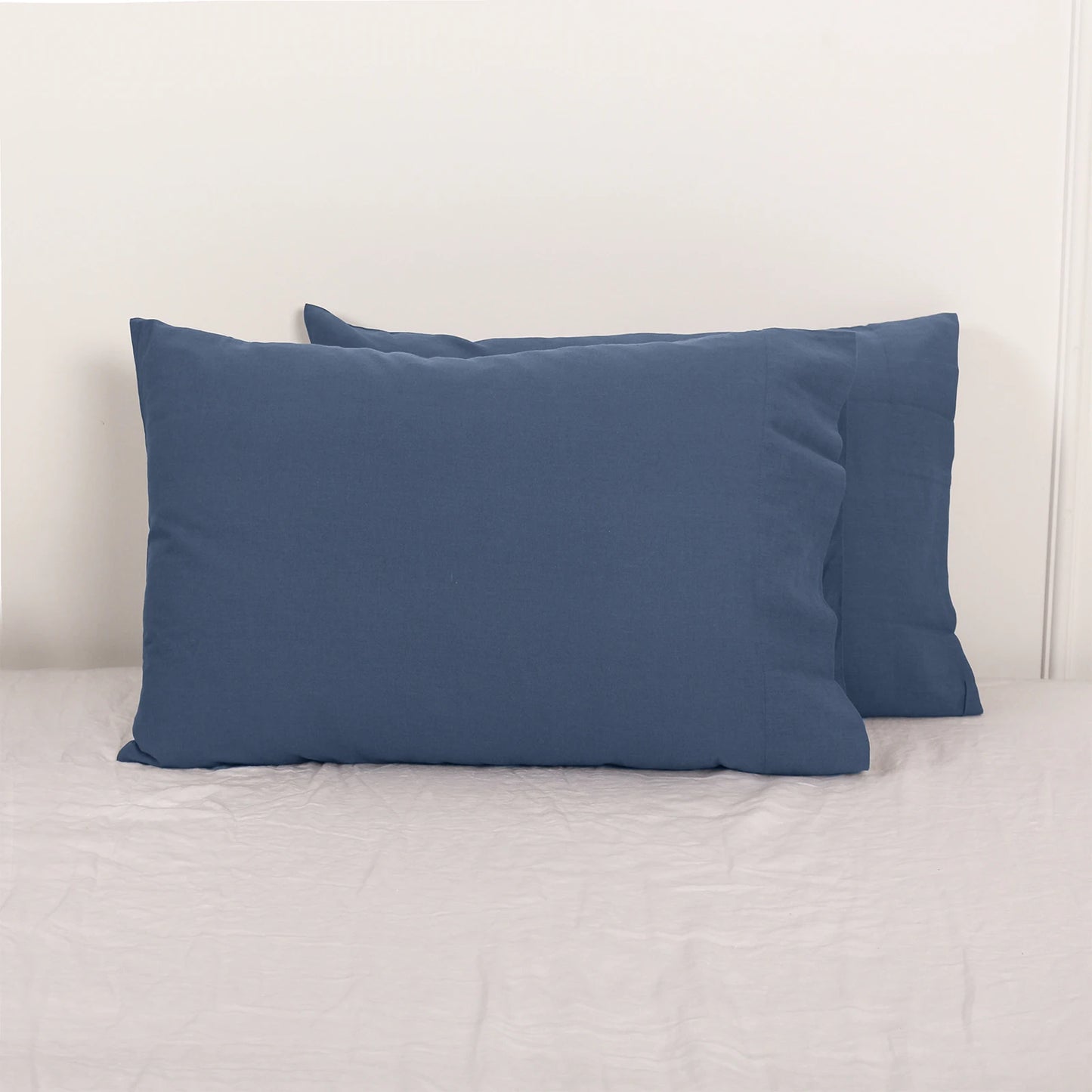 Linen Cotton Pillow Cases 2PCS Comfortable