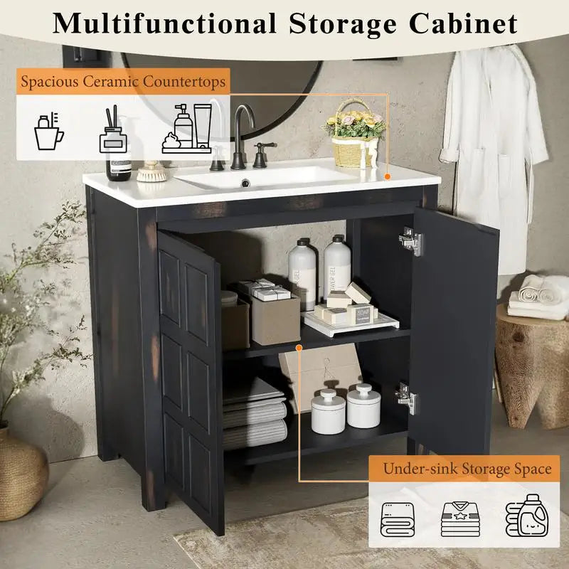 Bathroom Vanity Set with Double Vanities