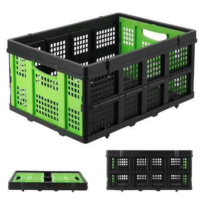 Heavy-Duty Collapsible Plastic Crate
