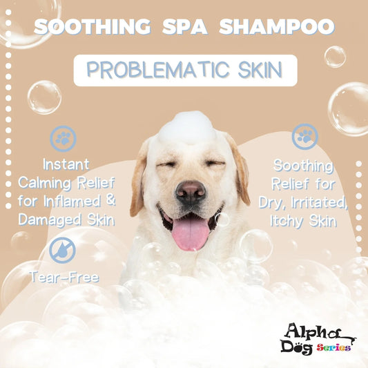 Oatmeal Grooming Shampoo with Aloe Vera, pH-Balanced, Tear-Free, Long Lasting Fragrance