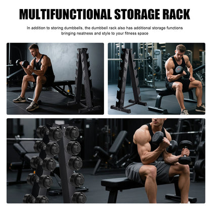 Dumbbell Rack Stand Heavy Duty Dumbbell Stand Space Saver Tree Shape Weight Stand Storage Organizer for Gym Workout