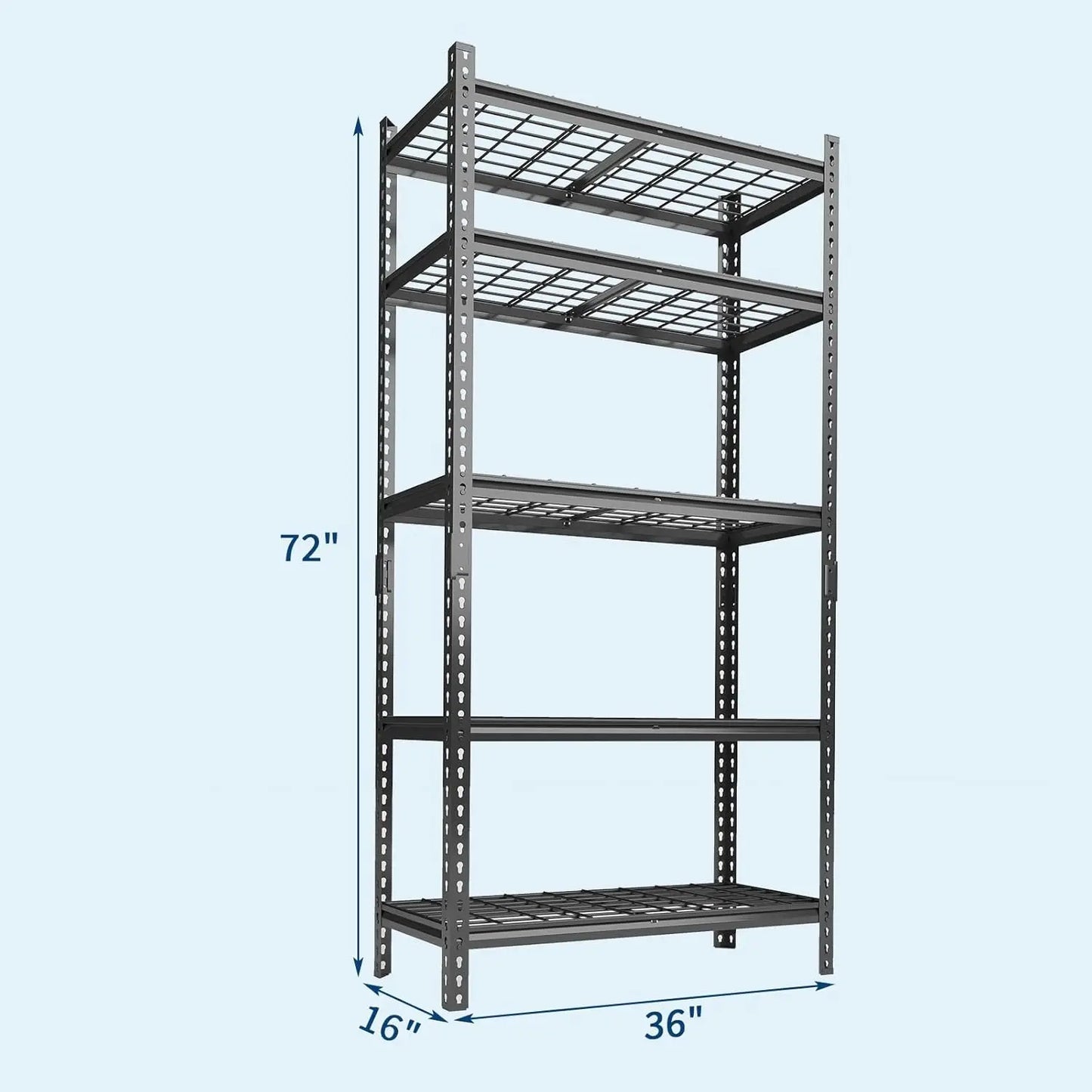 Metal Shelving, Heavy Duty
