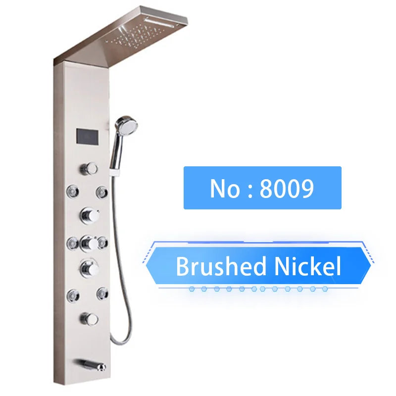 Shower Panel SPA Massage Jet Shower Waterfall Rain Shower