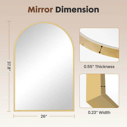 Arched Metal Framed Mirrors