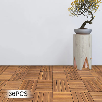 Hardwood Interlocking  Tiles