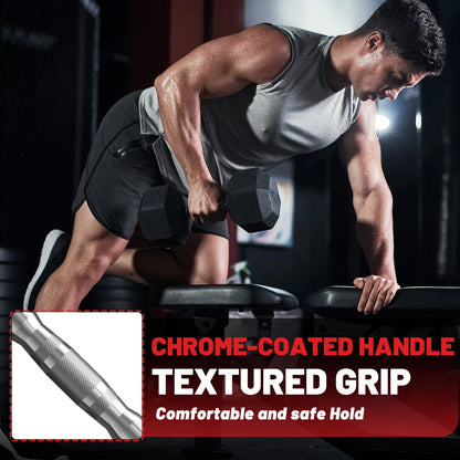 Dumbbell Set Rubber Encased