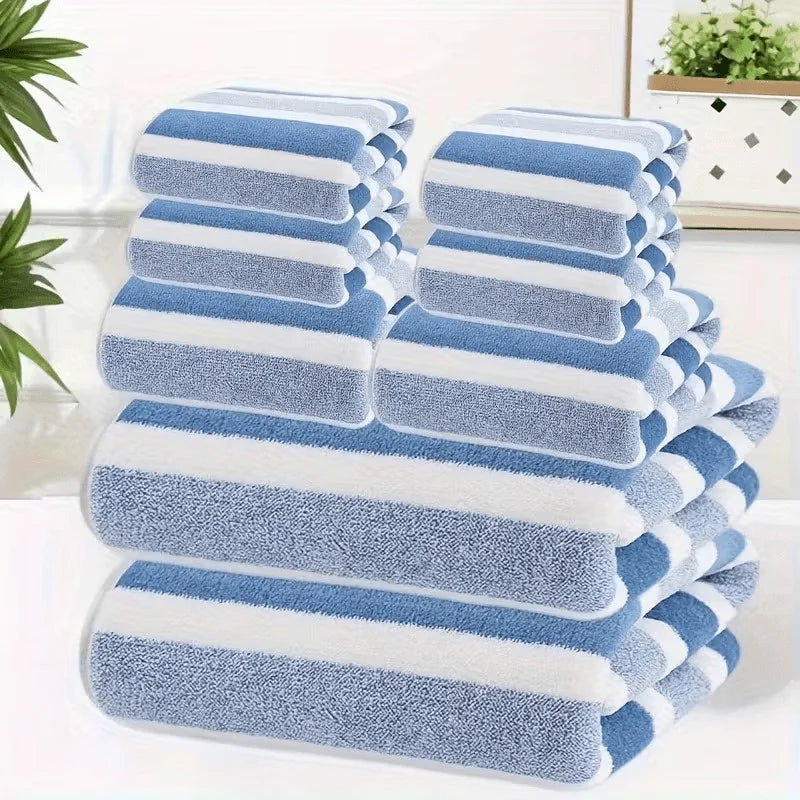 Fleece Towel Set Super Soft Quick Dry