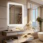 Mirror with Lights, Anti-Fog, & Dimmable