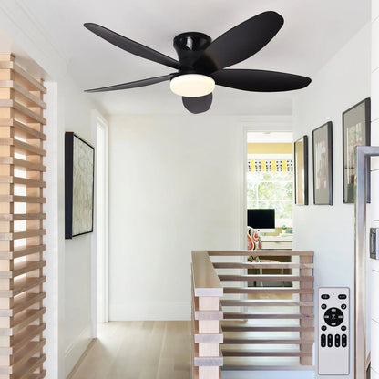 Ceiling Fan with Light 3 Colors, 6 Speeds