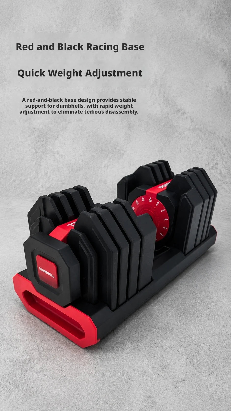 Auto-Locking Adjustable Dumbbell