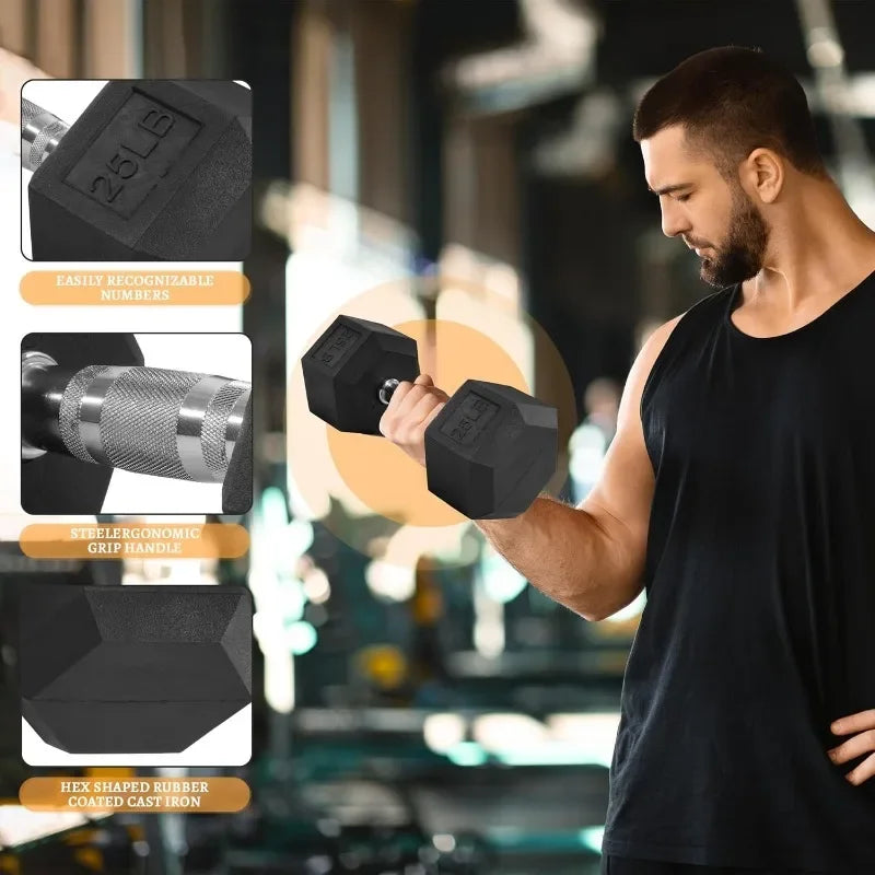 Dumbbell Set With Storage Rack