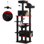 Cat  Tree & Tower for Indoor Cats With Scratching Posts, Hammock, Padded Perches, and Condos