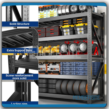 Heavy Duty Metal Storage Shelves