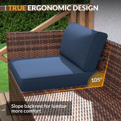 Wicker Sectional Sofa for All Weather