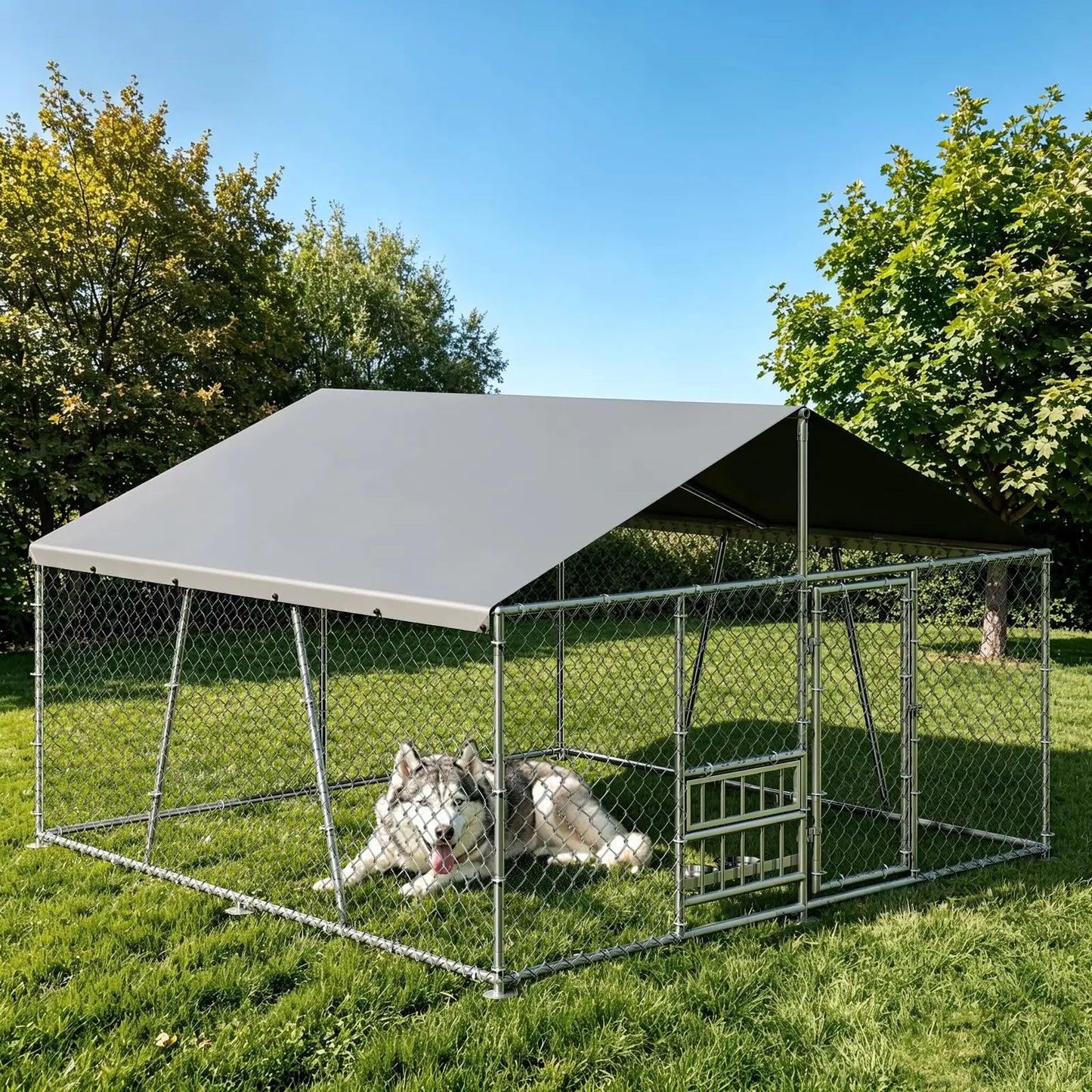 Galvanized Kennel