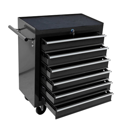 Rolling Metal Tool Chest with 6-Drawer