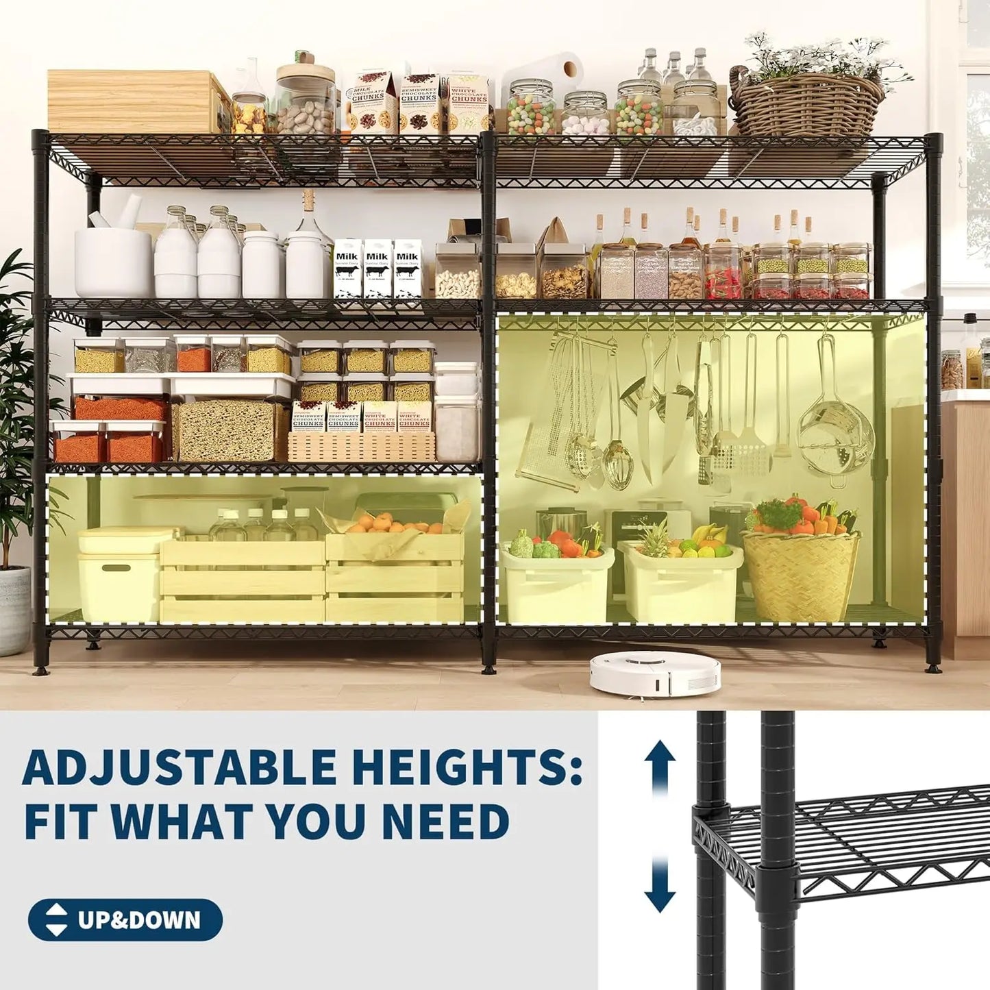 Heavy Duty Metal Shelving