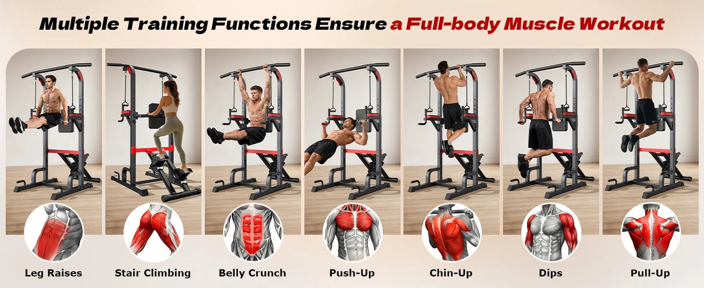 Power Tower Pull Up Bar