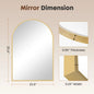 Arched Metal Framed Mirrors