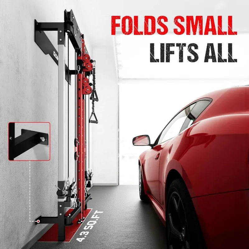 Squat Rack Dual Independent Pulley System