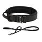 Tactical Dog Collar And Leash Set With Control Handle