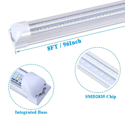12 Pack, 8FT Led Shop Light
