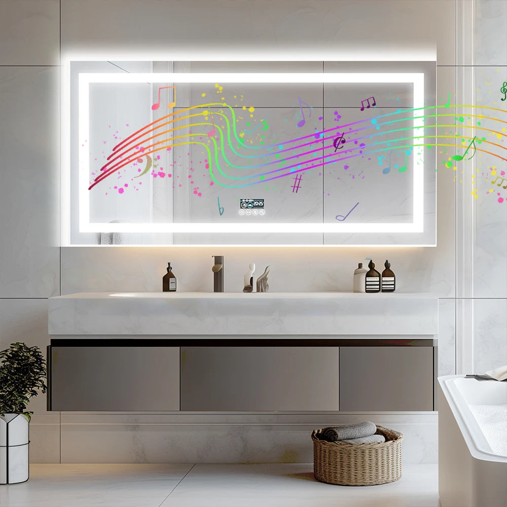 Mirror with Lights, Bluetooth