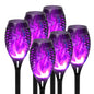 Solar Flame Torch Light LED Flickering Outdoor Night Lamp