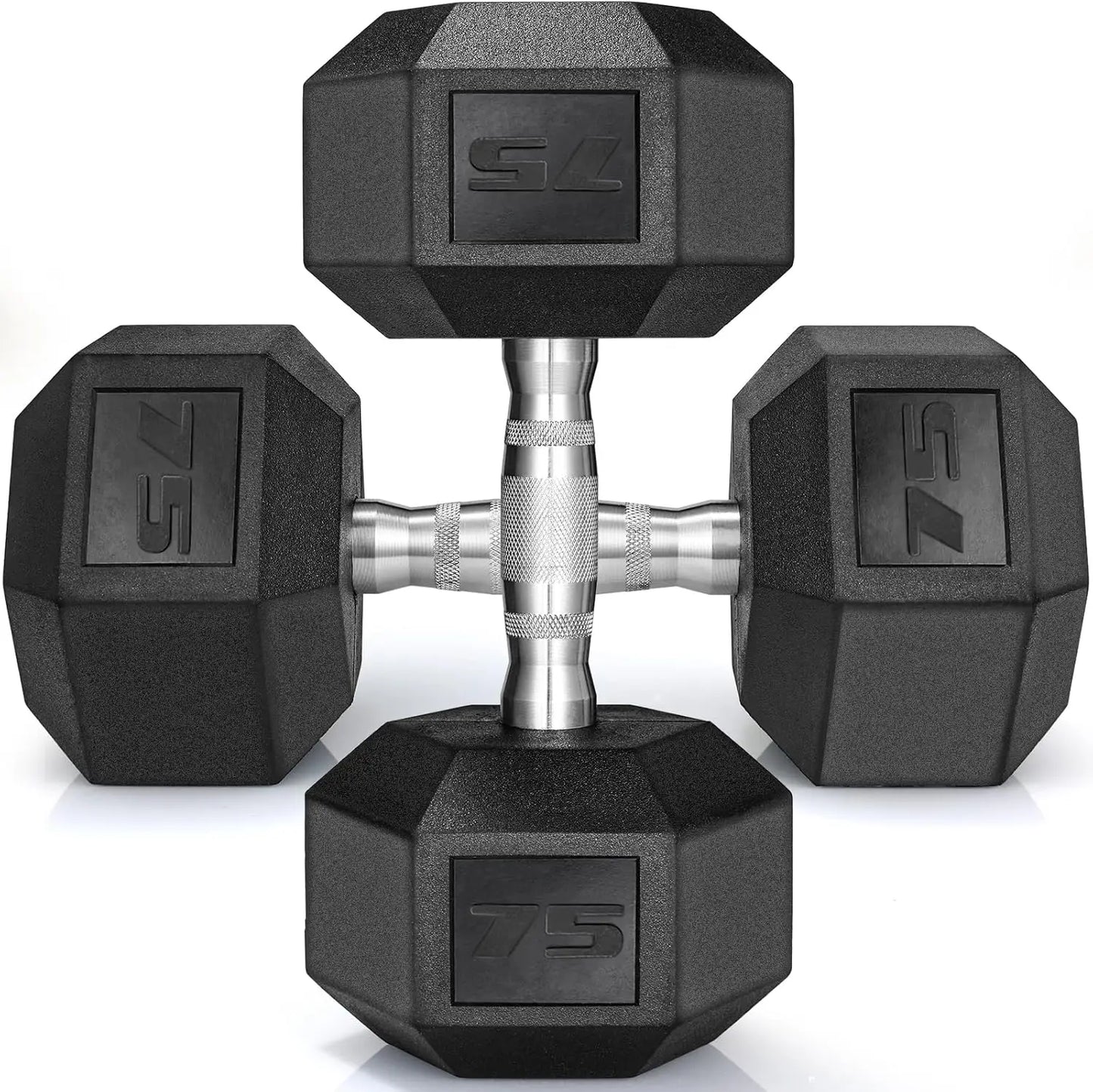Rubber Hex Dumbbell