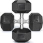 Rubber Hex Dumbbell