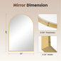 Arched Metal Framed Mirrors