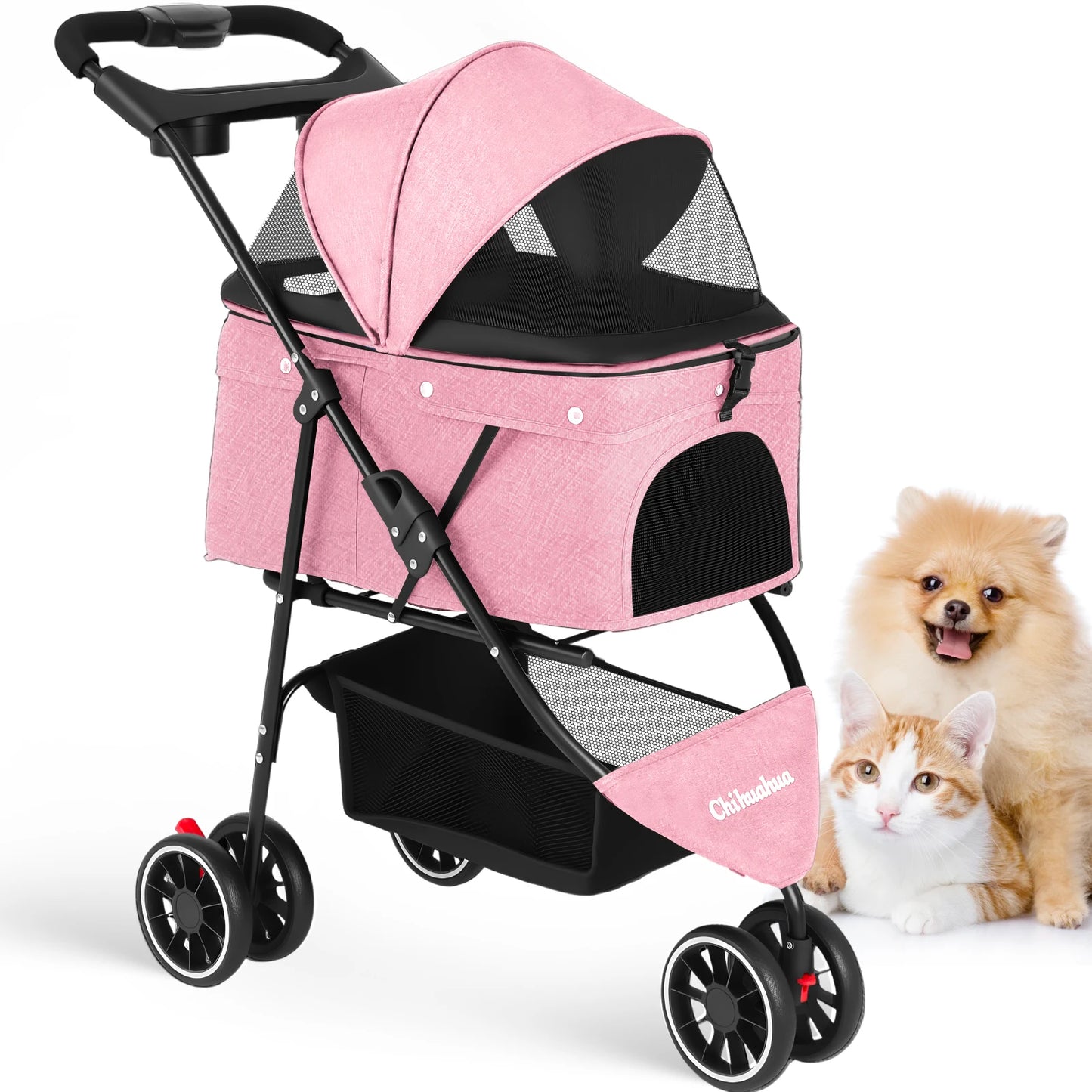Dogs & Cats Travel Stroller  & Foldable