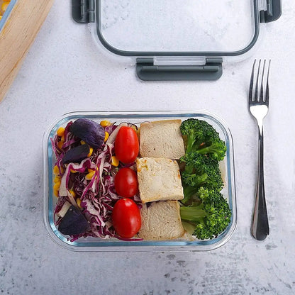 10-Pack Glass Meal Prep Containers with Lids, Airtight, Microwave, Oven, Freezer & Dishwasher safe
